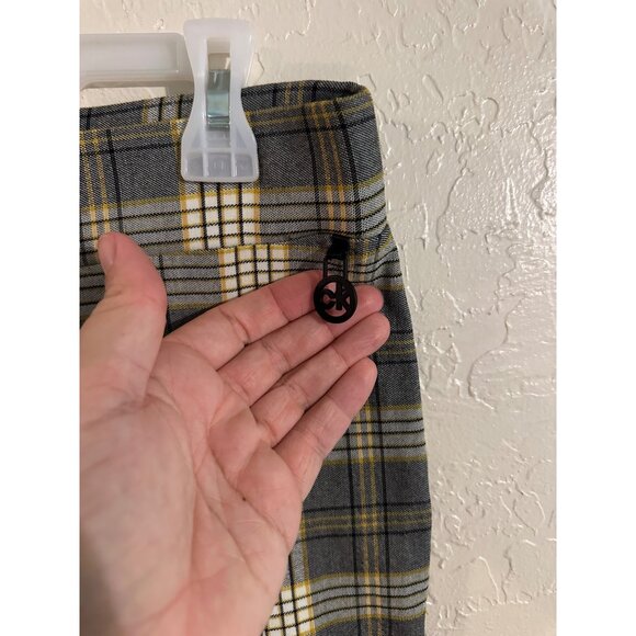 Calvin Klein Women’s Pull On Comfort Stretch Plaid Pants - Picture 7 of 11